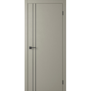 Межкомнатная дверь Centro-2 Pink Smoke (Alum Black)