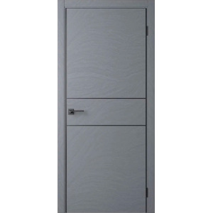 Межкомнатная дверь Centro-3 Duna Gri-AL Black