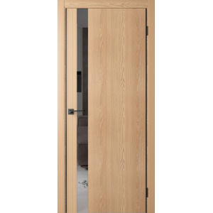 Межкомнатная дверь Eclipt 1 Oak Natural-AL Black 2Х кромка