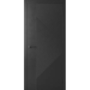 Межкомнатная дверь Rise Black (Alum Black)