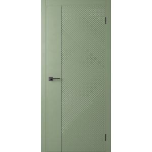 Межкомнатная дверь Rise Pistachio (Alum Black)