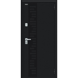 Входная дверь Thermo Техно Д2/BChrome вариант  2